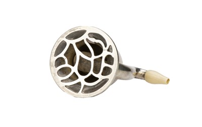 Lot 10 - A Small Silver-Plated Ear Trumpet
