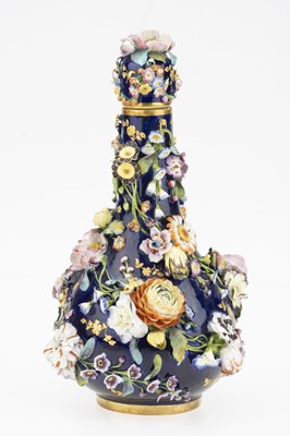 Lot 94 - Early 19th Century Derby Porcelain Bottle Vase and Cover