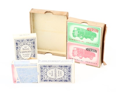 Lot 232 - Four Packs of Maudsay Commercial Vehicle Promotional Playing Cards