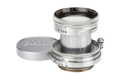 Lot 10 - A Leitz Summitar f/2 50mm Lens