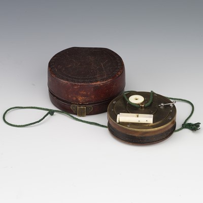 Lot 82A - A Very Rare Ivory, Leather & Brass Bird Caller