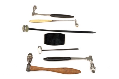 Lot 37 - Medical, Six Percussors and a Pleximeter