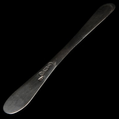 Lot 5 - A George III Silver Tongue Depressor