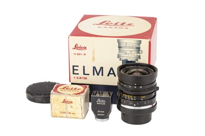 Lot 37 - A Leitz Elmarit f/2.8 28mm Lens