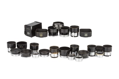 Lot 73 - A Large Collection of Leica Lens Hoods