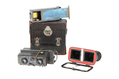 Lot 326 - A Stereo Richard Verascope Camera