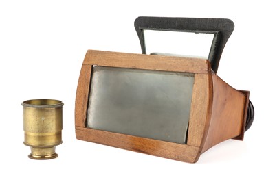 Lot 131 - A Brewster-type Stereoscope and a Plate Camera Focus Viewer