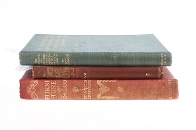 Lot 164 - The Decoration and Furniture of English Mansions During the XVII & XVIII. Centuries
