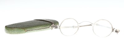 Lot 2 - A pair of George IV Silver Framed Spectacles