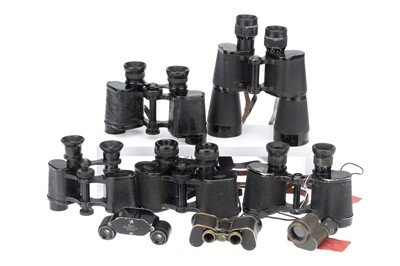 Lot 72 - A Collection of 7 German Sets of Binoculars