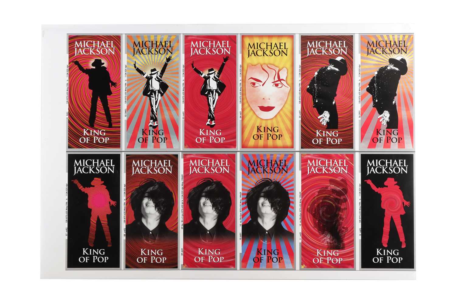 Lot 186 - Proof Set of Ticket Designs for Michael