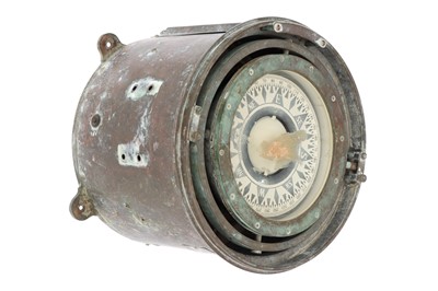 Lot 106 - A Large Ships Compass