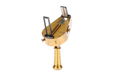 Lot 102 - A Small Lacquered Brass French Surveyors Instrument