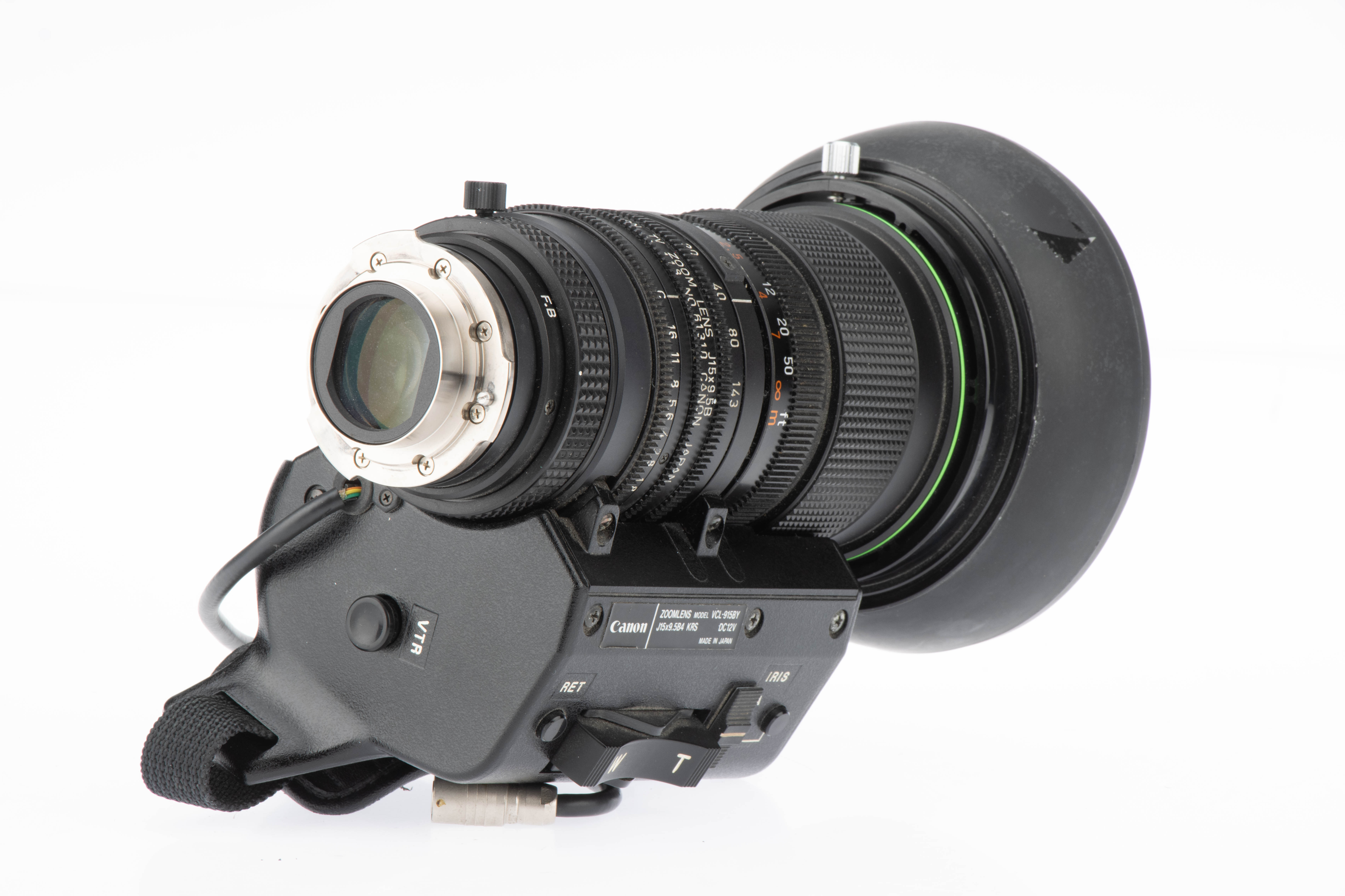 Lot 603 - A Canon J15x9.5B4 KRS TV Cine Zoom Camera