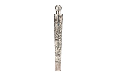 Lot 484 - A Late Victorian Silver Perfume Flask