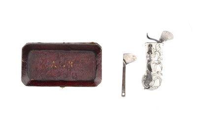 Lot 143 - A Fine Spring Lancet in Silver and Steel