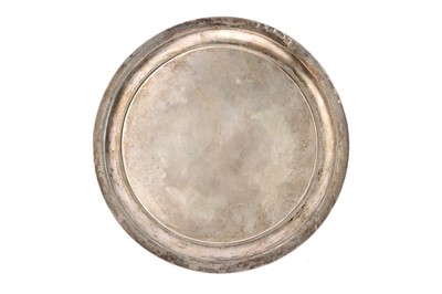Lot 59 - A Russian Silver Salver