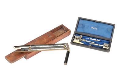 Lot 63 - An Edney Swing Hygrometer ,Beam Compass Ends