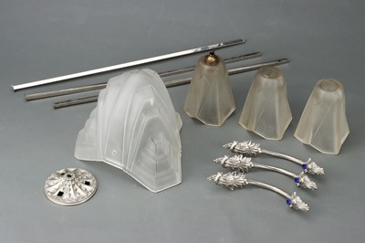 Lot 817Z - A Degue Art Deco Chandelier