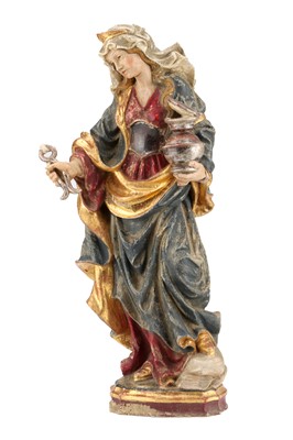 Lot 126 - A Large Antique Sculpture of Saint Apollonia of Alexandria