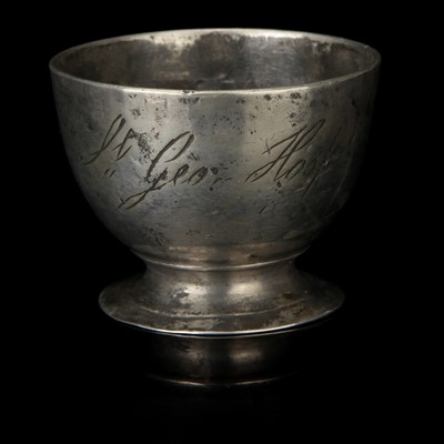 Lot 57 - An 18th Century English Pewter Medicine Measure