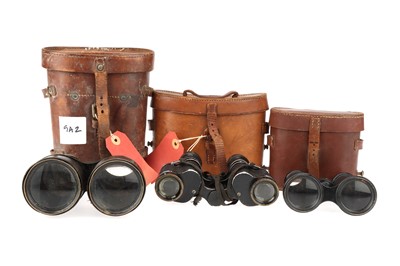 Lot 24 - A Collection of Six French Field Glasses & Binoculars