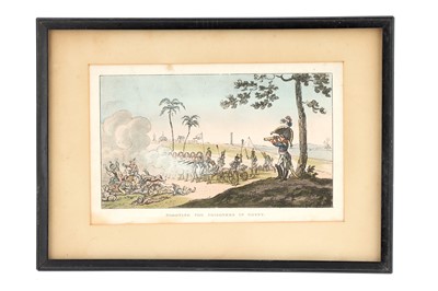 Lot 124 - GEORGE CRUIKSHANK, (1792-1878) Four Prints of the Napoleonic Wars