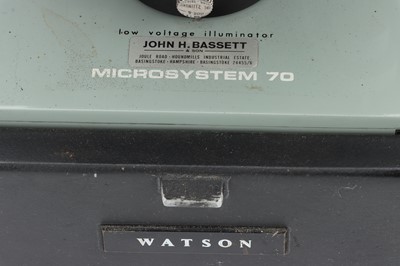 Lot 47 - A Watson Microsystems 70 Microscope