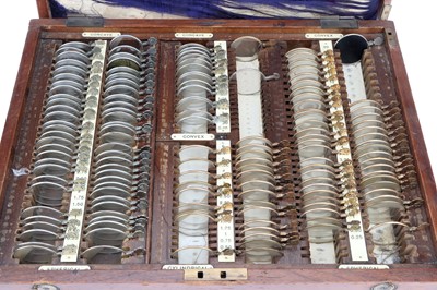 Lot 1 - Two Large 19th C. Opticians Trial Sets