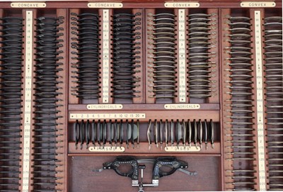Lot 1 - Two Large 19th C. Opticians Trial Sets