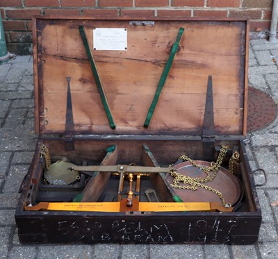 Lot 29 - County of Lancaster and Burnley, Travelling Inspectors Scales