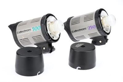 Lot 787 - Two Elinchrom Photography Studio Flash Heads