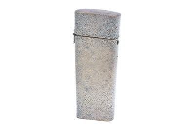 Lot 34 - Sharkskin Covered Drawing Instrument Etui