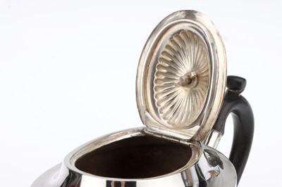 Lot 55 - Mappin & Webb Two Piece Silver Tea Set