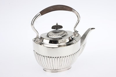 Lot 55 - Mappin & Webb Two Piece Silver Tea Set