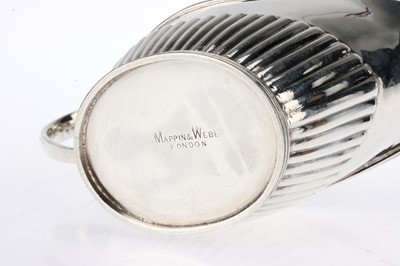 Lot 55 - Mappin & Webb Two Piece Silver Tea Set
