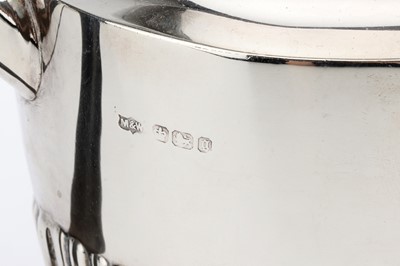 Lot 55 - Mappin & Webb Two Piece Silver Tea Set