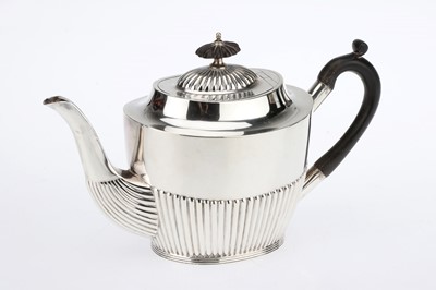 Lot 55 - Mappin & Webb Two Piece Silver Tea Set