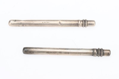 Lot 17 - Medical, Silver Styptic Pencils/Pencil Cases
