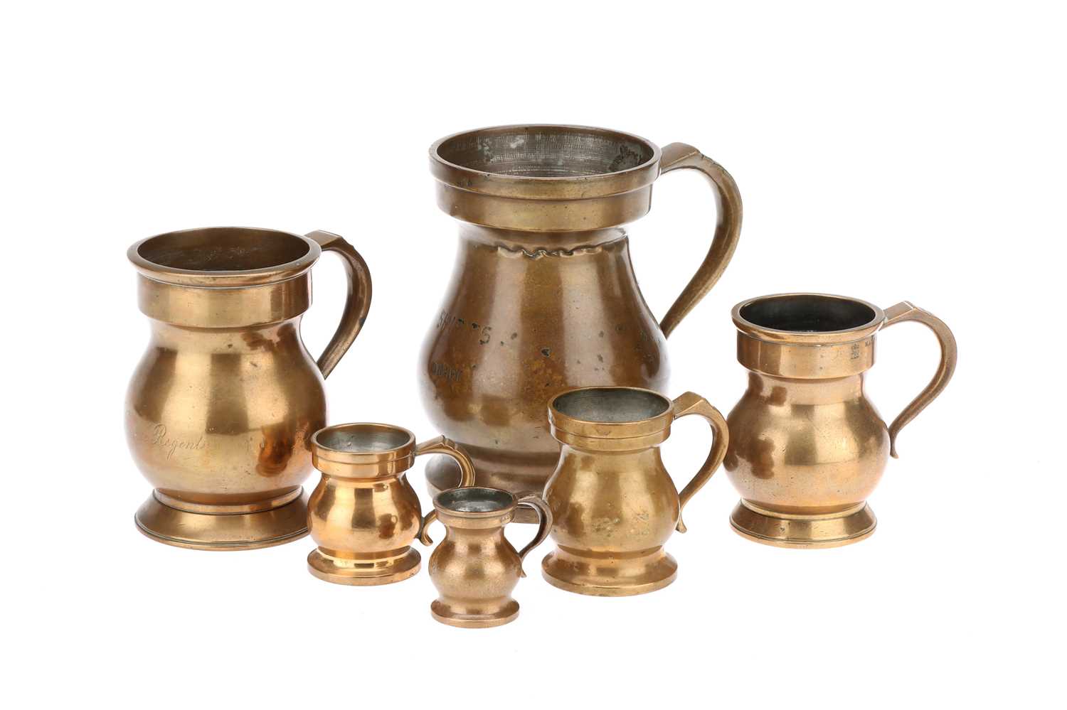 Lot 31 - Six Imperial Public House Measures