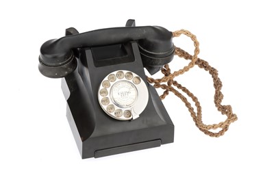Lot 821 - A Black Bakelite GPO 332L Combined Microtelephone