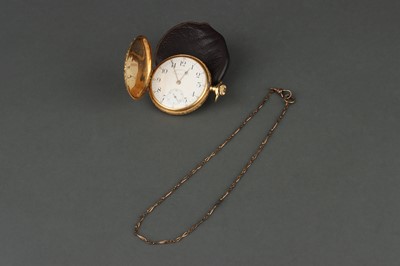 Lot 66 - An 18ct Gold  American Waltham Watch Co. Full Hunter Fob Watch