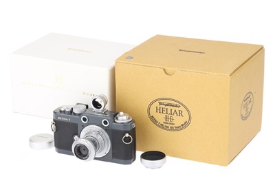 Lot 114 - A Voigtlander Bessa-T Heliar 101 Years Model Rangefinder Camera