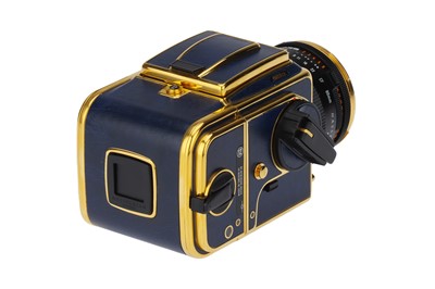 Lot 196 - A Hasselblad 503CX Golden Blue 50th Anniversary Medium Fomat Camera