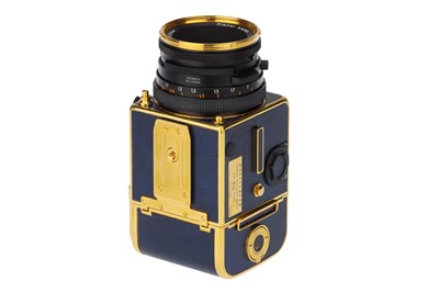 Lot 196 - A Hasselblad 503CX Golden Blue 50th Anniversary Medium Fomat Camera