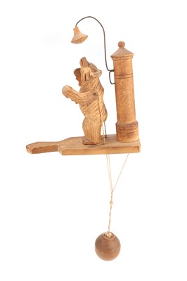 Lot 895 - A Wooden Toy Showering Bear