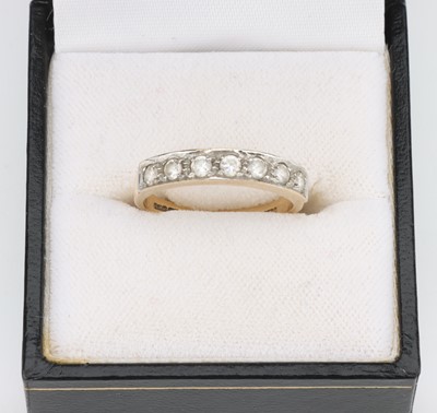 Lot 24 - 15 ct Cubic Zirconia Half Eternity Ring