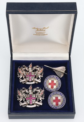 Lot 27 - Silver Concorde Brooch