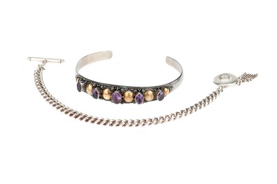 Lot 29 - House of Lords Silver T-Bar Bracelet