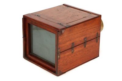 Lot 1310 - A Bland & Long Collapsible 6x6" Wet Plate Mahoagny Camera